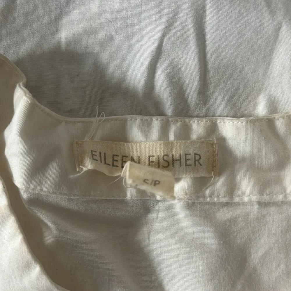 Eileen Fisher Sleeveless Poplin Top - sz S - Picture 5 of 6